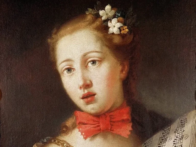 1733-Alessandro Longhi - Ritratto di giovane cantante